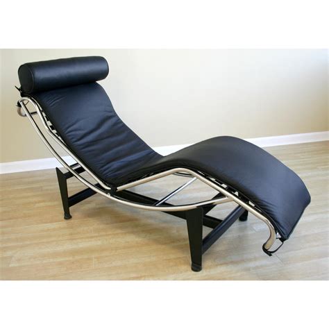 Featuring beautiful channel stitching and lovely tapered legs, this chaise lounge is the perfect spot to stretch out in relaxation. Wholesale Interiors® Le Corbusier Chaise Lounge Chair ...
