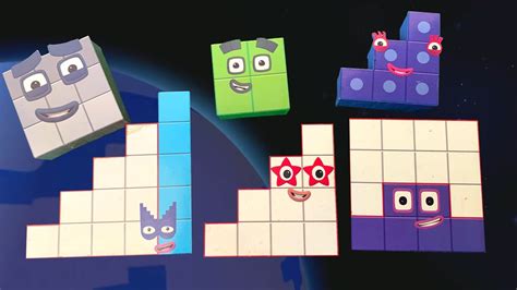 Numberblocks Meet The Square And Steps Shape By Puzzle Tetris