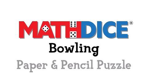 How To Play Math Dice Bowling Youtube