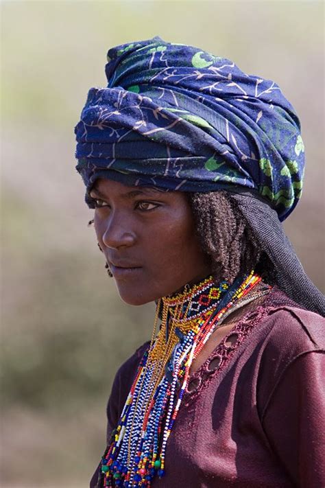 Africa Portrait Of A Borana Girl The Oromo People Consist Of Four