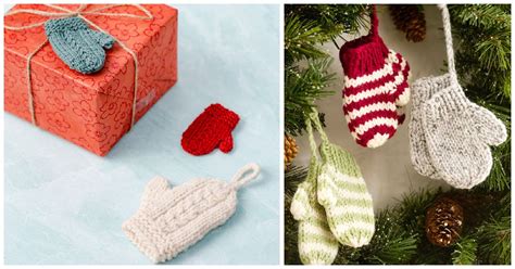 Christmas Minis Xmas Crocheted Item Knitted Christmas Knitting