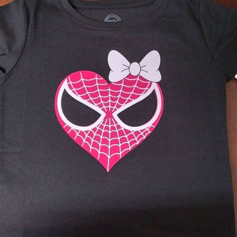 Valentine SVG DXF Spider man inspired Heart for girls | Etsy