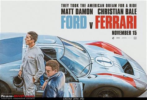 As a 20th century fox movie, don't expect ford v ferrari to head to prime video. First poster for 'Ford vs Ferrari' film revealed! Coming in November 2019 - Team-BHP