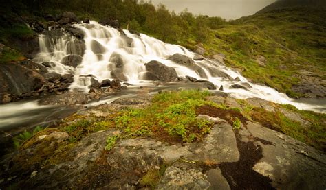 Lofoten Waterfall Norway