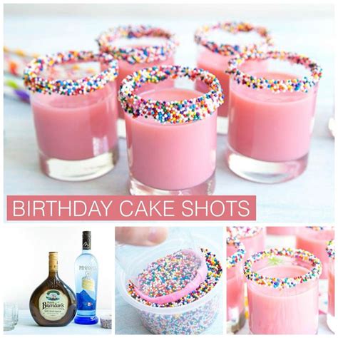 Birthday Cake Shots Birthday Shots In 2020 Birthday Cake Shots 21st