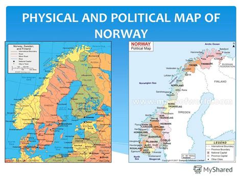 Norway Customs And Traditions Of Norway Physical And Political Map Of