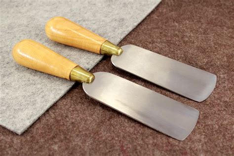 Leather Paring Knife In 2sizesstraight Skiving Knife Vergez Etsy