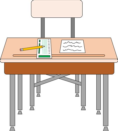 Empty seat for standardized test | Design, Desk decor, Life accessories png image