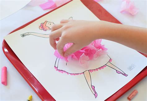 Beautiful Ballerina Craft What Can We Do With Paper And Glue