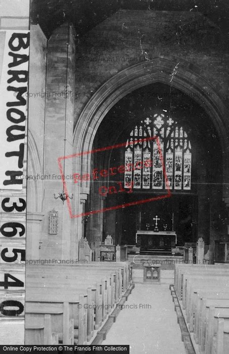 Photo Of Barmouth New Church Nave East 1895
