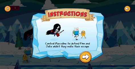 🕹️ Play Adventure Time Game Marcelines Ice Blast Game Free Online