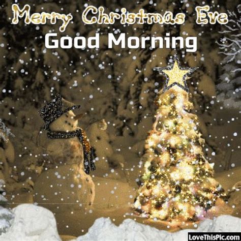 Merry Christmas Eve Good Morning Animated  Quote Happy Christmas