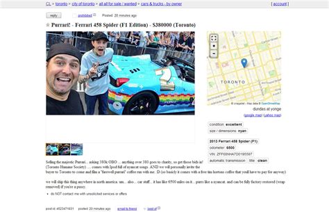 You can buy Deadmau5's Ferrari 458 off Craigslist for $380,000 | Driving