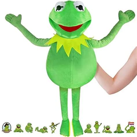 Kermit Frog Puppet The Muppet Show Soft Hand Frog Stuffed Plush Toy