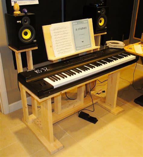 Recording Studio Stuff Diy Keyboard Deskstand