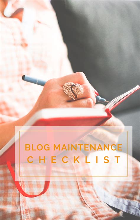 Blog Maintenance Checklist How To Make Sure Your Blog Runs Smoothly