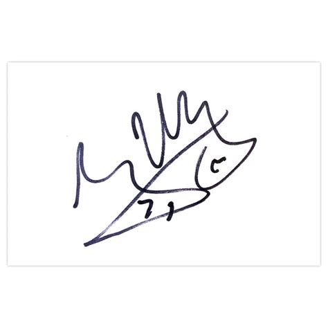 Signed Leonardo Ulloa White Card Leicester City Icon