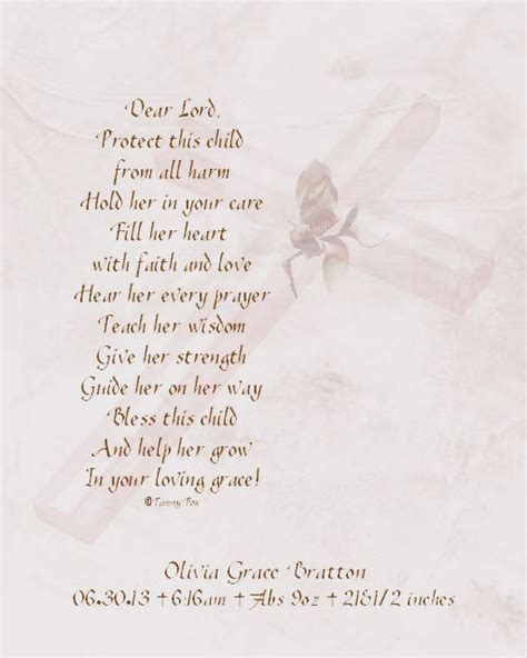 Baby Blessings Poems