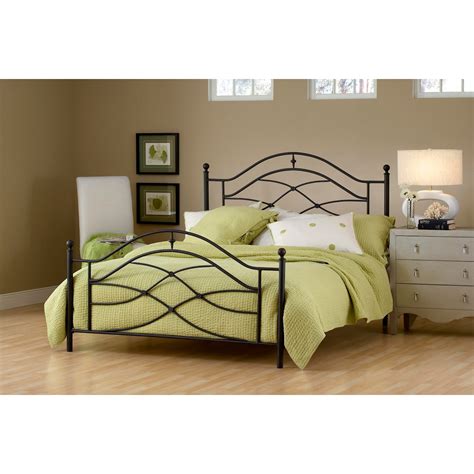 Hillsdale Metal Beds 1601bqr Cole Queen Bed With Arched Headboard And