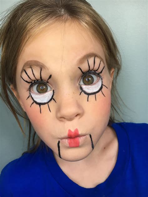 Creepy Doll Makeup For Little Girl Creepy Doll Makeup Little Girls