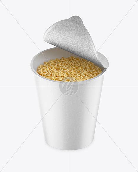 Wooden Noodle Bowl Mockup