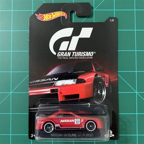 Hot Wheels Nissan Skyline GT R R32 Red Gran Turismo Limited Exclusive