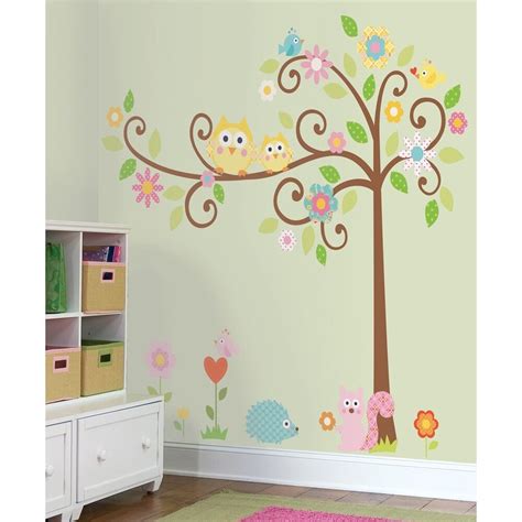 See more ideas about baby room, baby room decor, room. New Giant SCROLL TREE WALL DECALS Baby Nursery Stickers ...