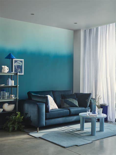 Blue Sofa Living Room Decor Ideas Cabinets Matttroy