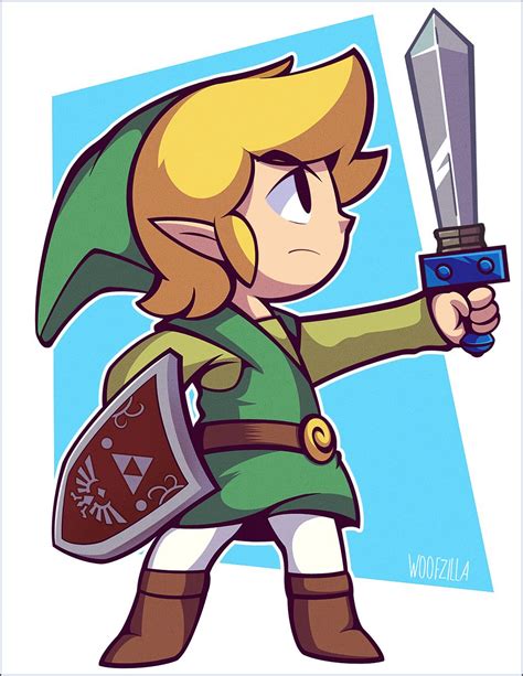 How To Draw Toon Link From Zelda At How To Draw