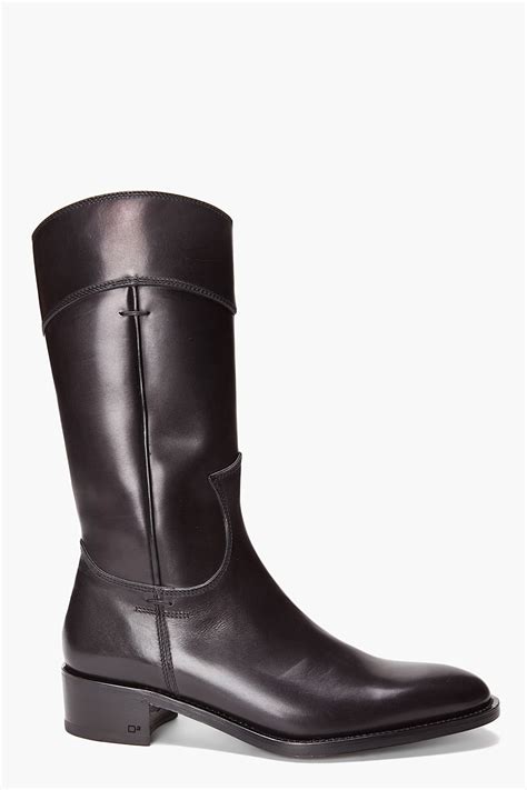 Dsquared² Urban Cowboy Boots In Black For Men Lyst