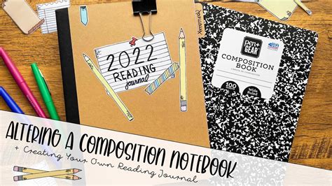 Altering A Composition Notebook Creating Your Own Reading Journal