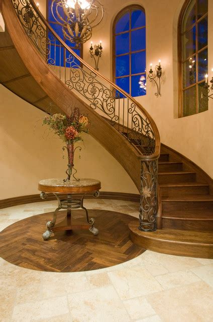 Italian Villa Mediterranean Staircase Phoenix By Fratantoni