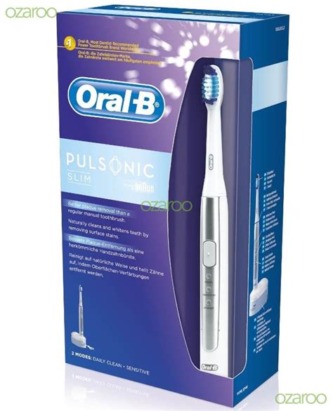 Braun Oral B Pulsonic Slim Sonic Rechargeable Vibrate Power Electric