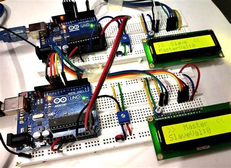 How To Use I2c In Arduino Communication Between Two Arduino Boards Arduino Arduino Projects
