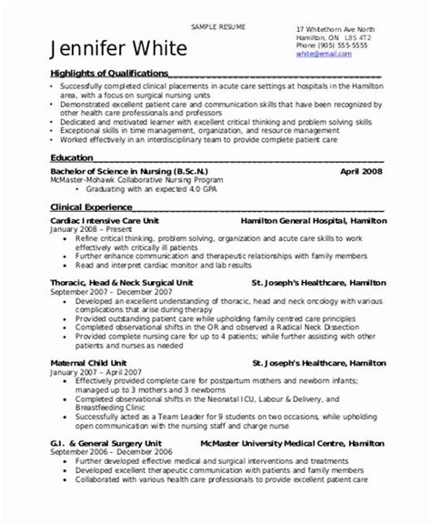 Resume template for registered nurse medical surgical. 23 Student Nurse Resume Examples in 2020 | Student nurse ...
