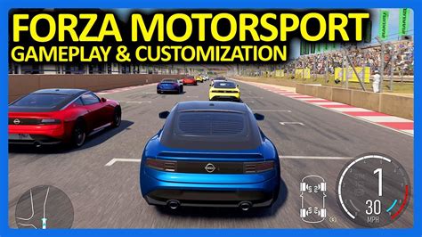 Forza Motorsport Gameplay Customization And Career Mode Youtube