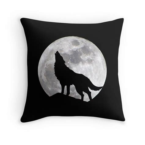 Wolf And Full Moon By Eljimmo Odin Full Moon Wolf Batman Throw