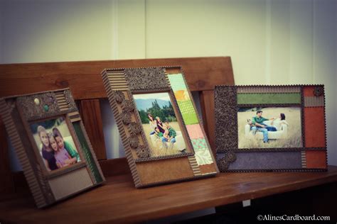 Alines Cardboard Cardboard Picture Frames Cardboard Art Upcycled