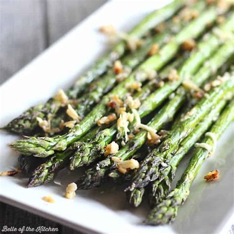 Maybe you would like to learn more about one of these? Garlic Parmesan Roasted Asparagus - Belle of the Kitchen