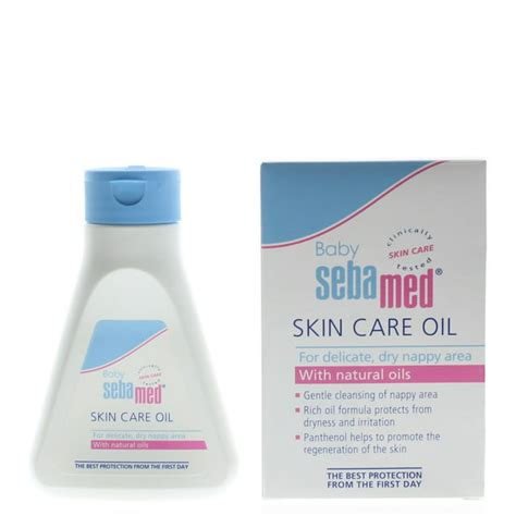 Sebamed Baby Skin Care Oil For Delicate Dry Nappy Area With Natural