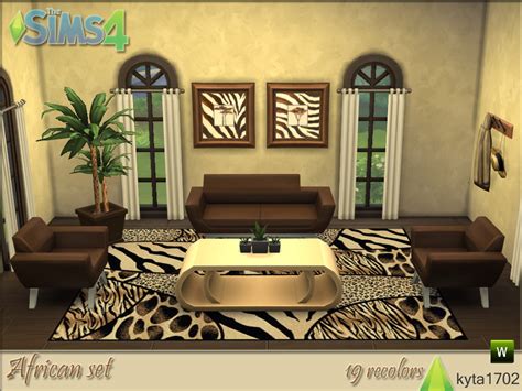 The Sims Resource African Set