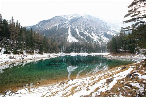 Green Lake In Austria Gruener See Tragoess Summer