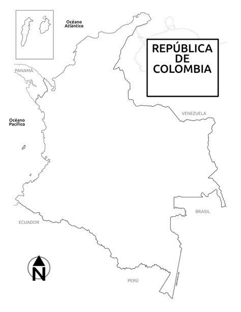 Croquis De Mapa Politico De Colombia Pdmrea