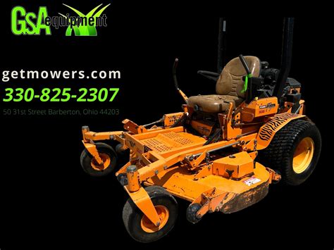 61″ Scag Turf Tiger Commercial Zero Turn W 27hp 89 A Month Lawn