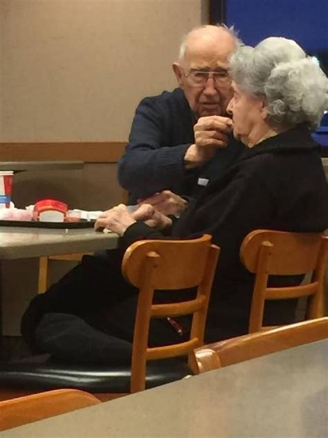 photo of 96 year old husband feeding his 93 year old wife with alzheimer s goes viral