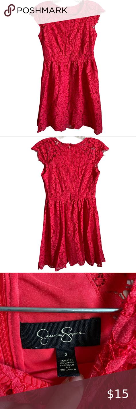 jessica simpson lace fit and flare dress plus fashion fashion tips fashion trends fit and