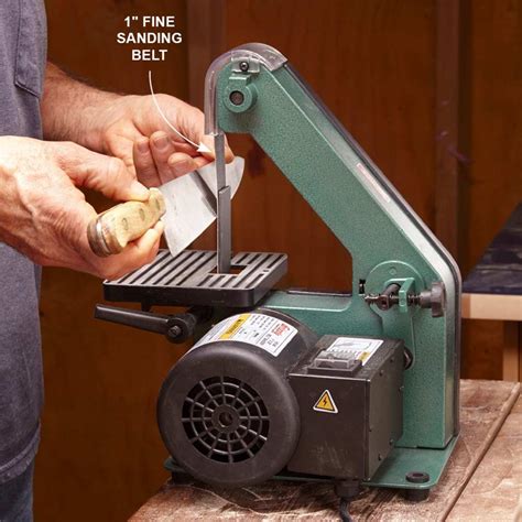 How To Use A Belt Sander To Sharpen Knives