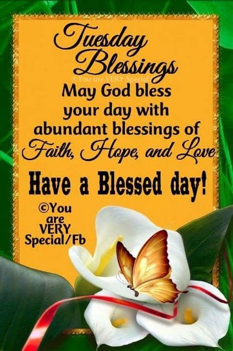Best images for good morning, good night and more! Have a blessed day | Happy tuesday quotes, Tuesday quotes ...