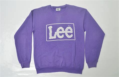 Lee Sweatshirt Vintage Lee Pullover 90s Lee Made In Usa Big Etsy