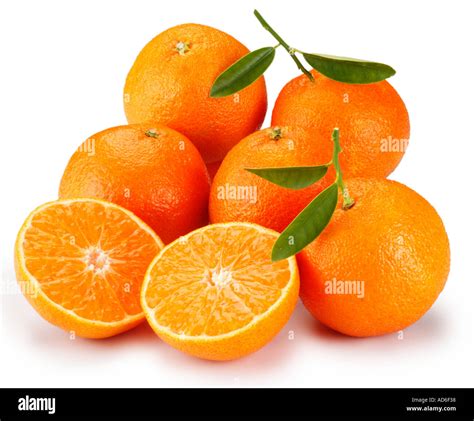Group Of Clementines Stock Photo Alamy